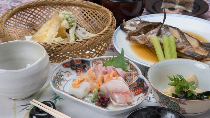 京都丹後の新鮮海の幸を☆旬会席スタンダード（夕・朝食付き）